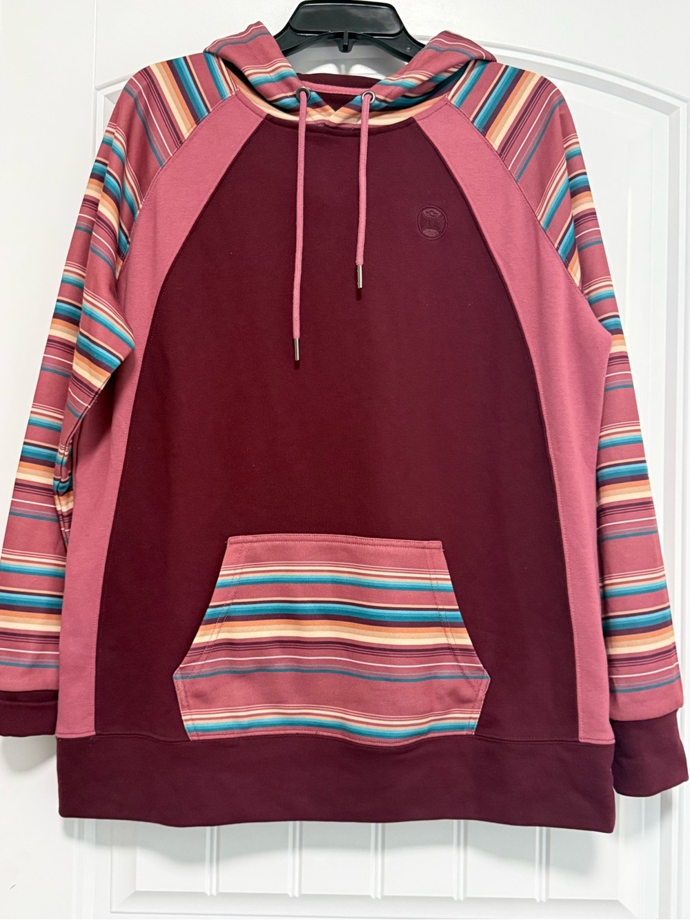 NWOT Hooey Savannah Serape Stripe Hoodie